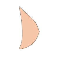 Vorschau: amoena Essential Light 1SN Prothese, flache Brustform, symmetrische Form