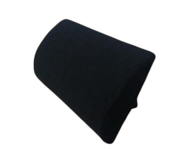 ANTAR Lendenwirbelsäulen-Kissen mit Memory-Effekt in Schwarz, 33 x 22 x 7 cm