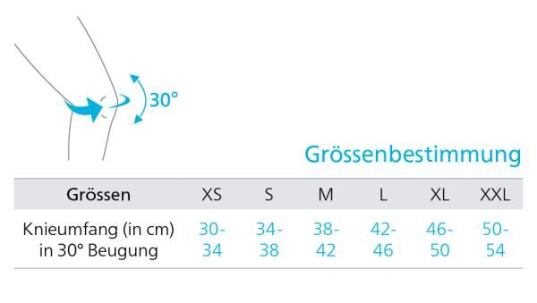 mobilis by SIGVARIS GROUP GenuActive Pad Kniebandage für mittlere Stabilisierung mit Pelotte