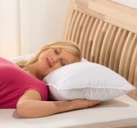 Werkmeister Sitty Schlaftraum Taschenfederkern-Kopfkissen 75 x 40 cm weiß