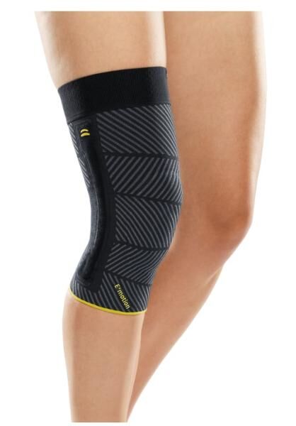 medi Genumedi Emotion 3.0 sportliche Kniebandage mit Silikon Quarz Pelotte