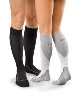 Vorschau: JOBST Sport Kompressionsstrümpfe Kniestrümpfe mit Carbonfasern und flacher Zehennaht