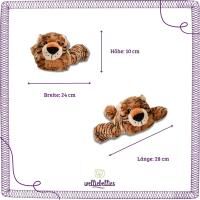 Vorschau: welliebellies® "Tiger groß" Wärmekuscheltier mit Bio-Hirse-Füllung, spendet bis zu 90 min Wärme