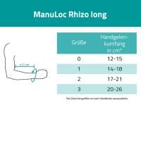 Vorschau: BAUERFEIND ManuLoc Rhizo long Handgelenk-Orthese stabilisiert das Handgelenk u. Daumen
