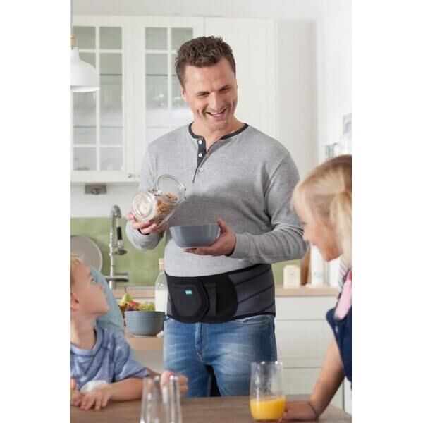 JuzoPro Lumbal Xtec light Rückenorthese Rückenbandage mit vier integrierten und gepolsterten Stäben