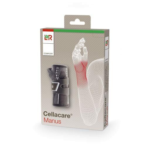 L&R Cellacare® Manus Comfort Aktiv Handgelenkbandage mit Silikonpelotte u. Stabilisierungsgurt