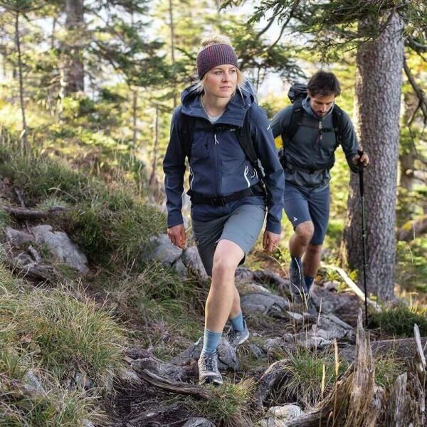 BAUERFEIND Sports Outdoor Merino Kompressionssocken Wandersocken Mid Cut Women