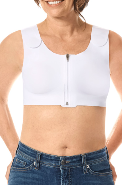 amoena Lympflow Kompressions-BH zur Unterstützung des Lymphflusses mit Prothesentaschen