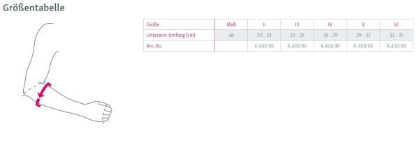 medi Epicomed Emotion 3.0 sportliche Ellenbogenbandage mit 3D Silikon Quarz Pelotte