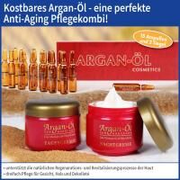 Bio-Vital Pflegeset 3-tlg. Argan-Öl Tag- und Nachtcreme mit Arganöl-Ampullen (15 Stk.).
