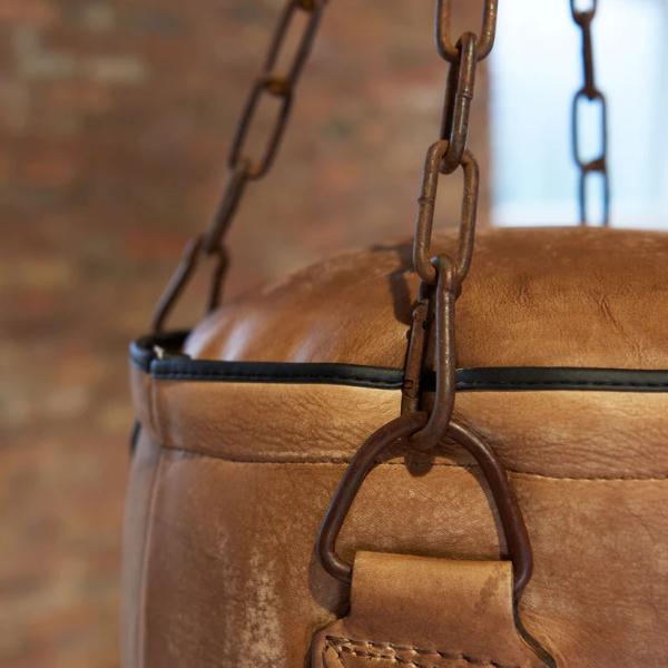 ARTZT Vintage Series Boxsack aus Leder handgefertigt inkl. Ankerkette