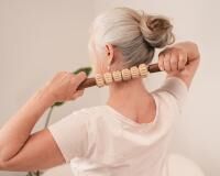 Vorschau: Styleholz Faszienstab Woodstick MINI gerillt