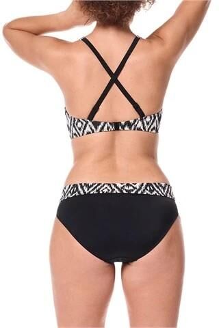 amoena Salta Soft Bikini Top mit Prothesentaschen und verstellbarem Halsausschnitt, UV-Schutz 50+