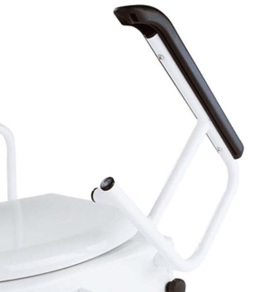Bischoff & Bischoff TSE-A Toilettensitzerhöhung mit Armlehnen, Sitzhöhe verstellbar