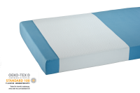 suprima 3526 Inkontinenz Mehrfachbettauflage mit Seitenteilen und Baumwoll-Oberseite - 75 x 90 cm