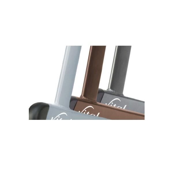 RUSSKA Vital Plus Rollator mit weichen Rädern, Sitzhöhe 54 cm in versch. Farben