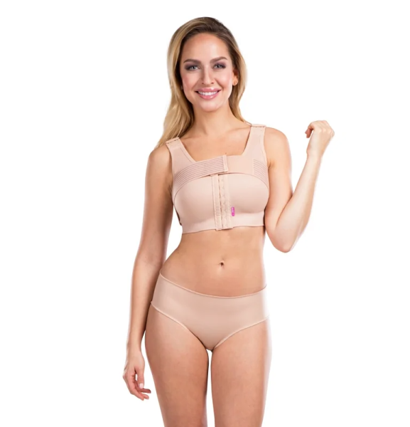 lipoelastic PS IDEAL VARIANT nahtloser postoperativer Kompressions-BH mit Brustband