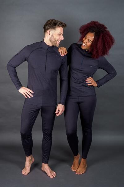 Moser Damen Zipper-Shirt mit langem Arm und Reißverschluss 100 % Merino-Wolle