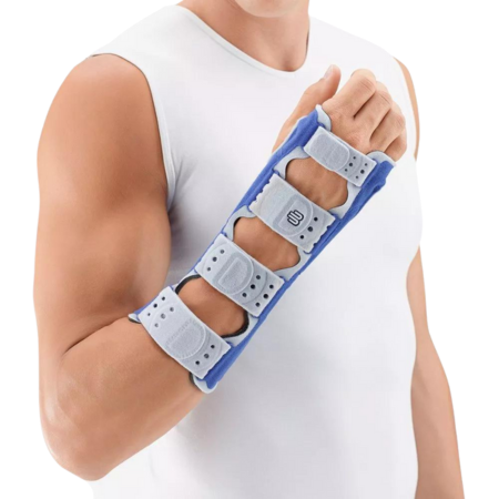 BAUERFEIND ManuLoc long Handgelenk-Orthese zur Ruhigstellung des Handgelenks und Teile des Unterarms
