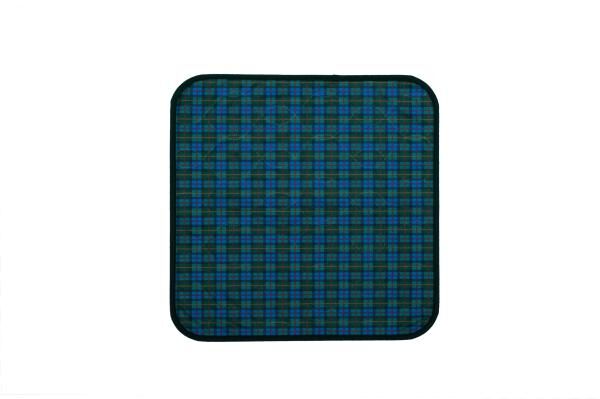 suprima Inkontinenz Sitzauflage 45x45 cm karoblau-grün