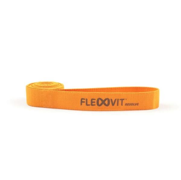 FLEXVIT Fitnessband REVOLVE 3er Set "Physio" - honiggelb, hellgrau, grün
