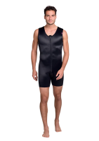 Vorschau: lipoelastic MGmm comfort ärmelloser postoperativer Kompressionsbody mit Hygieneöffnung