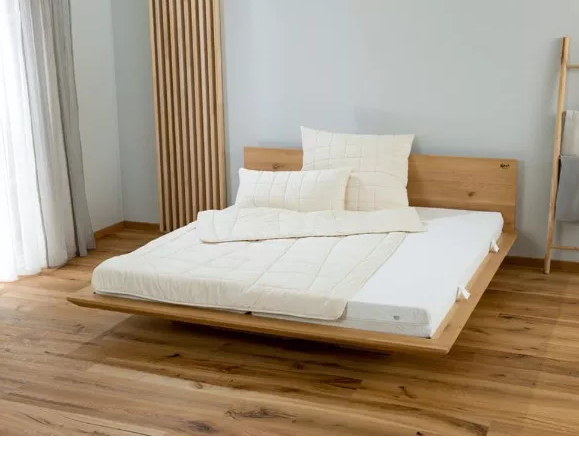 JONA SLEEP Bio Ganzjahres Bettdecke mit hohem Wärmespeichervermögen und für Allergiker geeignet