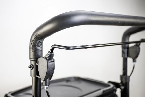 Rehaforum Actimo Home Rollator für Innen, wendig und schmal, Schwarz