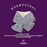 COSELLE Wärmeschal mit Bio-Hirse Füllung, spendet Hals, Nacken und Brust bis zu 90 min Wärme