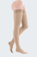 Vorschau: medi mediven comfort atmungsaktive Kompressionsstrümpfe, doppelt gestrickte Komfortsohle u. Lanolin