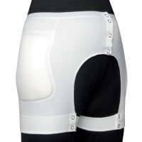 suprima Hüftprotektor-Anlegeslip knöpfbar mit integrierten Protektoren