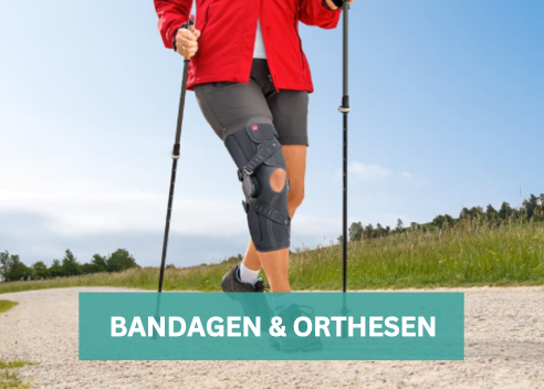 Bandagen und Orthesen